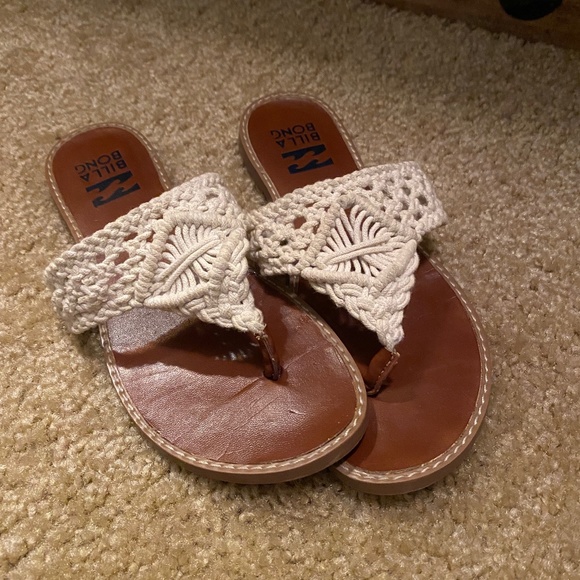 Billabong Shoes - Billabong Seascape Macrme' Flip Flops